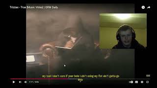 Trizzac  True Music Video  GRM Daily reaction ukdrill [upl. by Icyak456]