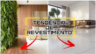 REVESTIMENTOS QUE ESTÃO EM ALTA EM 2023  PRINCIPAIS TENDÊNCIAS DE REVESTIMENTO porcelanato [upl. by Lenz]