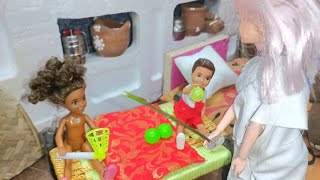 തടിയൻ209Barbie doll all day routine in indian village Barbie doll bedtime storyBarbies Routin [upl. by Cirdla88]