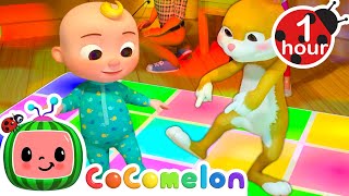 How to Do the Looby Loo  1 Hour of CoComelon Animal Time Dance Songs  Nursery Rhymes for Kids [upl. by Kendall]