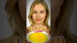 Lemon Caviar Direct Spherification Method shorts [upl. by Nielsen]