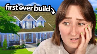 trying to renovate my FIRST EVER SIMS BUILD [upl. by Nyrrad]