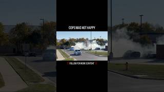 BURNOUT IN FRONT OF THE COPS fyp repost reelsinstagram build explore truck [upl. by Colt]