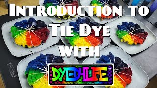 Introduction to Tie Dye How to Spiral Design shortened video [upl. by Goltz]