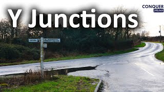 Y Junctions driving lesson  UK [upl. by Loren539]