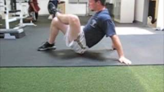 Hockey Training SelfMyofascial Release Gluteus Maximus [upl. by Betteann]