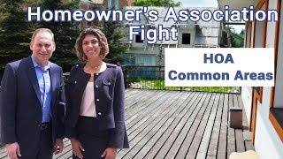 Homeowners Association Fight  HOA Common Areas [upl. by Nlyak]