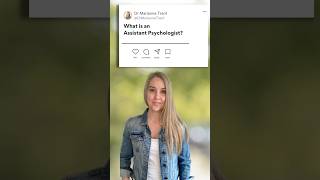 What is an assistant psychologist amp what jobs do they do assistantpsychologist clinicalpsychology [upl. by Edme]