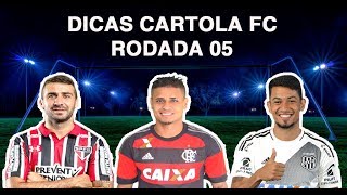 DICAS CARTOLA FC 2017  HORA DA MITAGEM  RODADA 05 [upl. by Nerahs577]