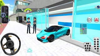 3d driving class sky blue car 🚗 [upl. by Li]