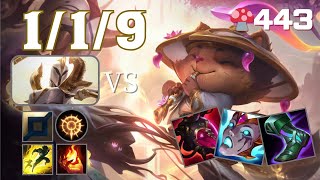 🍄443【GrandMasterBR】TOP Teemo vs Kayle【SNKRATOSRAGNA】【Patch1422】leagueoflegends teemo [upl. by Lateh]