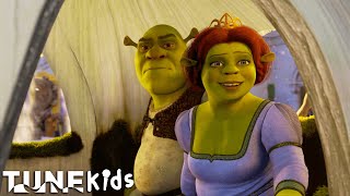 Funkytown Far Far Away  Shrek 2 2004  TUNE Kids [upl. by Ellenid985]