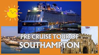 🛳️⚓🪟😁Exploring SOUTHAMPTON and watching CRUISE SHIPS  Anthem of the Seas Norwegian Cruise 😁🪟⚓🛳️ [upl. by Irby859]