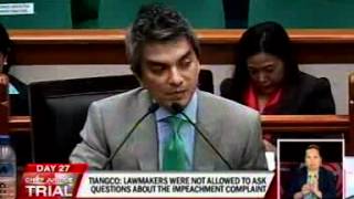 Tiangco believes PNOYs motive was to control judiciary Enrile Opinion [upl. by Donni]