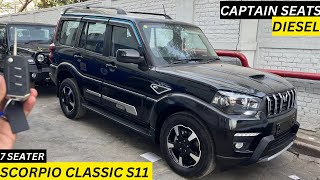 2024 Scorpio Classic S11 7 Str Review  Captain Seats  Mahindra Scorpio Classic S11 Top Model 7 Str [upl. by Attenol208]