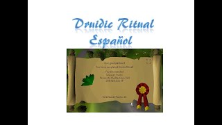 Druidic Ritual OSRS Español [upl. by Ahsiuqel]