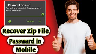 How To Recover Zip File password How I Installed Zip File in mobile  password recovery in mobile [upl. by Keen]