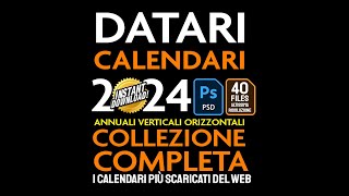 Creare Un Calendario Personalizzato con Photoshop [upl. by Odnamla]