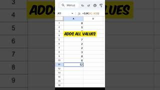 Adding Up in Google Sheets with SUM 💸 [upl. by Odnalro]