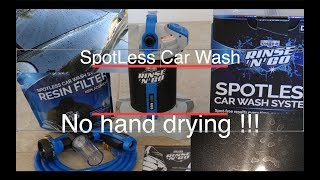 Rinse N Go Spotless Car Wash  No hand drying needed [upl. by Enisaj]