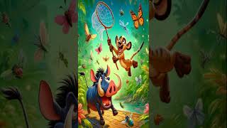 Timon and Pumba disney disneyplus disneyland tale cartoon timon pumba shorts short film [upl. by Scheld]