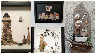 Amazing Collection Of Pebble Art Work Ideas  Amazing Craft Ideas pt 5 [upl. by Trish]