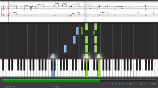 给我你的爱  Tank Synthesia Piano MIDI Music Sheets [upl. by Howlend768]