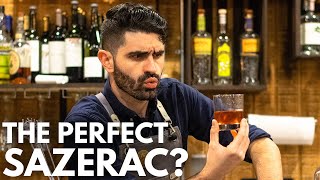 How to make The Perfect Sazerac Cocktail [upl. by Llehsad582]