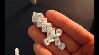 Origami minecraft sword [upl. by Bobker]