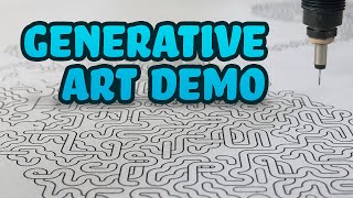 How I Create Generative Art for the AxiDraw Pen Plotter [upl. by Namreg]