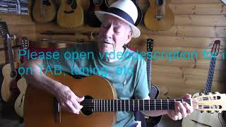 Mean Old World  Acoustic Blues  Tab avl [upl. by Jara]