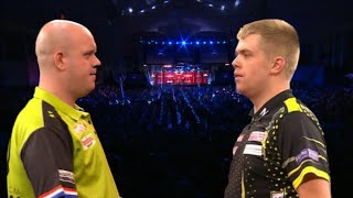 van Gerwen v Burton R3 2018 Players Champ Finals [upl. by Lainad]