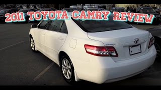 2011 Toyota Camry LE Sedan  Review amp Overview [upl. by Lraep]