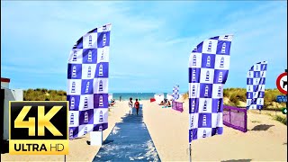 Nieuwpoort  Belgium 🇧🇪 beach Promenade walk  4K 60FPS [upl. by Atter]