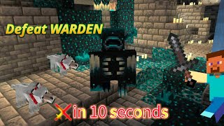 Can I Defeat WARDEN in Just quot10 secondsquot 😱 [upl. by Chesna]