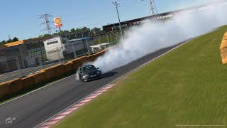 GT7 Tsukuba Drift Trial  Renault Clio V6 [upl. by Kcirdorb]