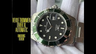 Revue Thommen Diver XL Automatic 175712134 Swiss Watch  Unboxing e Review  Valjoux Relogios [upl. by Aerdnaz221]