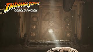 ÉNIGME  PUZZLE SALLE AUX FAISCEAUX  PORTE À TROIS YEUX GIZEH  INDIANA JONES ET LE CERCLE ANCIEN [upl. by Enelez444]