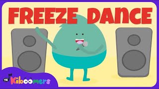 Party Freeze Dance Song  THE KIBOOMERS Preschool Songs for Circle Time [upl. by Soneson]