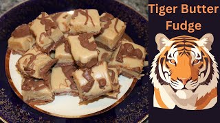 Tiger Butter Fudge Recipe [upl. by Chesna918]