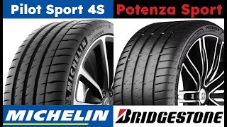 Bridgestone Potenza Sport vs Michelin Pilot Sport 4S [upl. by Alake]