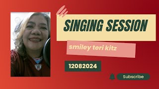 SINGING SESSION WITH SMILEY TERI KITZ 12082024 highlights livestreams karaoke [upl. by Atteuqahc]