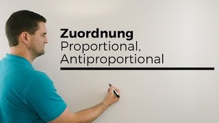 Zuordnung Dreisatz Proportional Antiproportional Übersicht  Mathe by Daniel Jung [upl. by Keith]