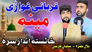 Mena Qurbani Gwari Pashto new HD Naat by Bilal Hazma And Salman Farse [upl. by Nahsyar]