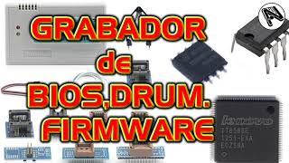 Grabador programador de BIOS DRUM BIN y FIRMWARE interfaz de comunicación PCMEMORIA SPI [upl. by Queen]