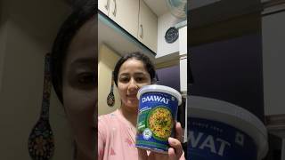 Daawat Cuppa Rice Veg Dum Biryani Review review shortsfeed shorts [upl. by Alyworth]