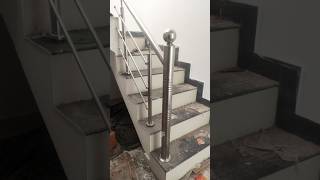 Stainless steel grade 202 jindal steel staircase railing [upl. by Are429]