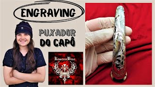 Como trocar o PUXADOR DO CAPÔ do fusca  Engraving [upl. by Granniah]