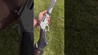 Marlin 1895 Trapper Lever Action 4570 Shooting Steel [upl. by Enirrok]