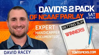 FREE NCAAF PARLAY Picks amp Prediction Week 6 by David Racey Saturday 10524 [upl. by Ichabod]